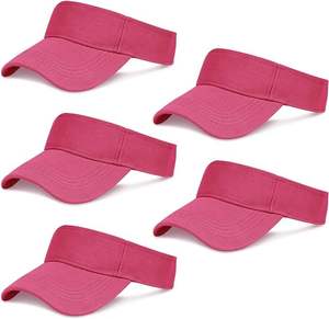 หมวกแบดมินตันครึ่งลูกสีชมพูหมวกเบสบอลแพดเดิลบอลระบายอากาศได้ดีใส่สบาย - Product Image 5