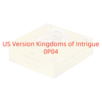 Boîte de boosters de cartes à collectionner Kingdoms of Intrigue OP04, cartes de jeu d'anime à collectionner, idéales pour l'affichage de cartes de loisirs