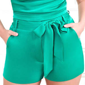 Shorts de Playa para Mujer con Logotipo Personalizado 2026, ZATA SPORTS ZS-WS-028, 100% Algodón, Sostenibles, Impermeables, de Secado Rápido y Transpirables - Product Image 1