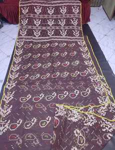 Exclusif coloré Deshi Dhakai Jamdani Sharee qualité d'exportation pour les femmes JAMDANI tissu rouge vert bleu ciel du Bangladesh - Product Image 2