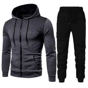 Chándal de alta calidad para hombre, ropa de entrenamiento de algodón, traje de sudor, ropa deportiva de diseñador para hombre para ropa de invierno, chándales OEM - Product Image 4