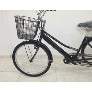 Vélo cargo à trois roues Dorello 2960 à une vitesse, noir, avec fourche en aluminium et panier - Product Image 4