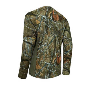 Chemises de chasse d'hiver respirantes à manches longues, unies, avec protection solaire/vent et séchage rapide pour hommes, pour une utilisation active en extérieur - Product Image 2