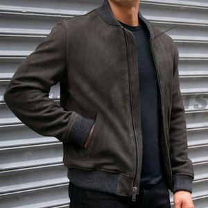 Veste en cuir véritable vintage pour homme - Design classique et tendance, haute qualité, faible MOQ, fabricant OEM personnalisé, patchwork sur le devant - Product Image 6