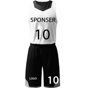 ชุดทีมชุดเด็กชุดบาสเกตบอลเสื้อและกางเกงขาสั้นชุดบาสเกตบอลระเหิดเสื้อบาสเกตบอลต่ําราคาชุด/ชุด - Product Image 4