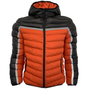 Chaqueta acolchada impermeable para hombre hecha a medida, superventas, último diseño, cierre de cremallera, poliéster transpirable, liso, Invierno - Product Image 5