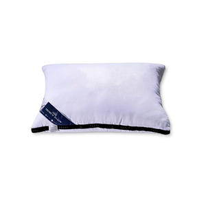 Almohada de cuello mediana de algodón prémium de diseño sólido, cómoda, OEM, de alto relieve, suave, de fábrica, personalizada para uso a granel en camas - Product Image 6