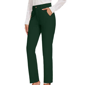 Pantalon chino pour femme 100% coton Coupe régulière Braguette à boutons réglable Taille de qualité supérieure Dernier design 2026 Pantalon chino pour femme - Product Image 3