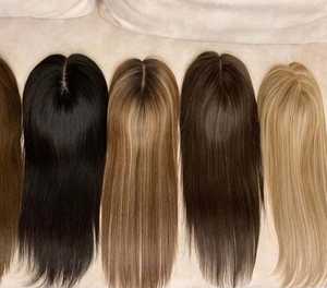 Extensions de cheveux humains indiens vierges à cuticules intactes, provenant d'un seul donneur, ondulation naturelle droite, Remy, double trame machine, lots de mèches - Product Image 3
