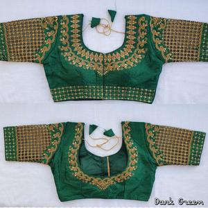 Hermosa blusa Hilo Zari Bordado Trabajo y trabajo manual - Product Image 5