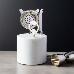 ชุดอุปกรณ์สำหรับบาร์มีสไตล์ทำจากสแตนเลสขัดเงาพร้อมด้ามจับไม้ที่เป็นเอกลักษณ์เหมาะสำหรับงานแต่งงานและงานอีเวนต์ - Product Image 2