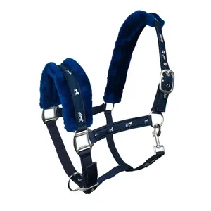Réglable Nylon Cheval Halter Doux Polaire Rembourré Léger Durable Confortable Premium Riding Tack Équestre Stable Gear - Product Image 3