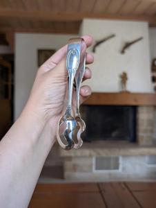 Classic Bar Ice <b>Tongs</b> with Firm Serrated Grip Smooth Control Elegant Vintage Style for Home Bar Party and Cocktail <b>Serving</b> - Product Image 2