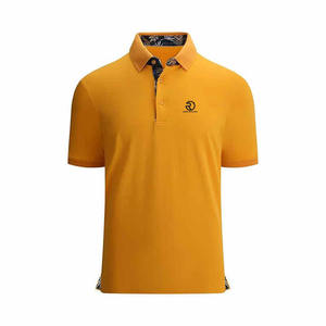 Nueva Ropa Deportiva Casual de Alta Calidad para Hombre, Camisetas de Punto de Poliéster/Algodón, Logotipo Bordado Personalizado, Transpirable - Product Image 1