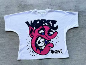 Camisa personalizada de manga larga con lavado ácido para hombre, ropa de calle, doble capa, logotipo bordado, patrón sólido, impresión Digital - Product Image 3