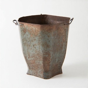 CrownEdge-Maceta de metal de doble tono para el hogar contemporáneo, maceta de flores de metal antiguo para uso decorativo - Product Image 2