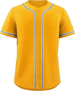 Sublimación transpirable Béisbol Softball Uniforme Equipo personalizado Jersey Logotipo personalizado Escuela juvenil Atlético Béisbol Jersey - Product Image 3