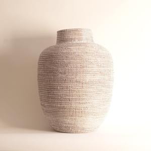 Seagrass vase in white top <b>picks</b> colored sea grass vases wholesale price woven straw <b>flower</b> pots - Product Image 4