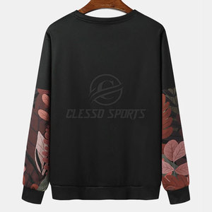 Sudaderas de Manga Larga con Cuello Redondo para Hombre, Transpirables, de Algodón, Talla Grande, Sudaderas Básicas al por Mayor - Product Image 2