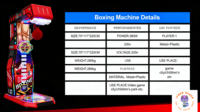 IFD Jeux à jetons Boxe Arcade Street Amusement Boxe Punch Machine Prix à vendre pour les centres d'amusement et AcadeRoom
