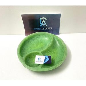 Usine En Gros Plateau De Service En Résine Texture De Marbre Plateau En Résine Plateau Rond pour La Maison Hôtel Table Ménage Articles Ustensiles De Cuisine - Product Image 1