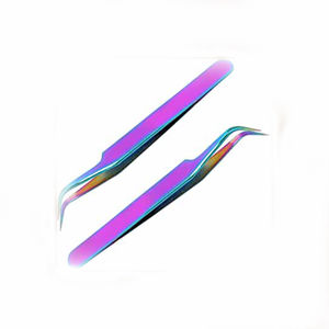 Top Tendance Arc-En-Ciel Élégant Pince À Cils Soins Personnels Pour Femmes Produit De Beauté pour Extensions De Cils Option Budget Bas - Product Image 1
