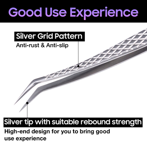 Applicateur de cils en gros, outil d'application de cils, pince à épiler avec marque privée - Product Image 3