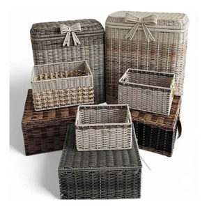 Cesta de jacinto de agua hecha a mano duradera, exportador de Vietnam, entrega de almacenamiento Premium para el hogar e importación internacional - Product Image 2