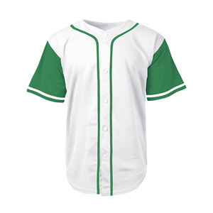 Custom Baseball Jersey Button Up Oversized Fit Youth Softball Shirt <b>Mesh</b> Quick Dry Fabric Tackle Twill Sublimation USA Look - Product Image 4