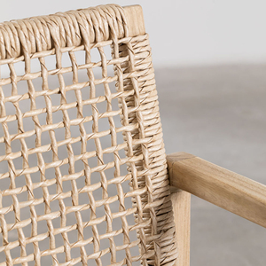 เก้าอี้รับประทานอาหารลานไม้สักรูปทรงขาสี่เหลี่ยมเก้าอี้กลางแจ้ง-Bisma - Product Image 4