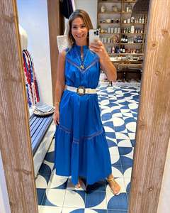 2025 diseño de tendencia vestidos bohemios de verano ropa bordada de talla grande ropa de playa elegante y gitana vestido informal hecho a mano - Product Image 3