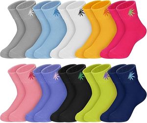 Chaussettes pour femmes, chaussettes mi-mollet élastiques à la cheville - Product Image 1