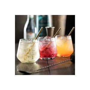 Juego de 6 Vasos de Vidrio Allegra de Diseño Moderno para Agua y Bebidas, 345cc, Modelo FMA03286 - Product Image 1