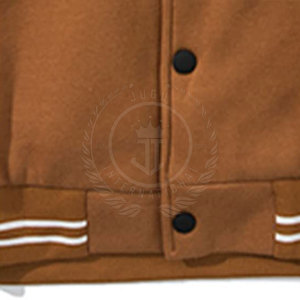Veste d'hiver pour homme tendance et bon marché 2025, col montant, logo sur le devant, écologique, respirante, doublée de laine et de coton - Product Image 3