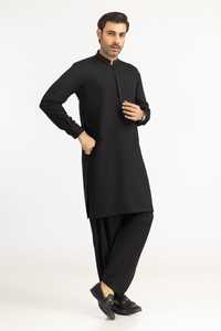 Salwar Pakistaní para Hombre, Color Negro Sólido, Nuevo Estilo, Talla Grande, Transpirable, 100% Poliéster/Algodón de Alta Calidad y Cómodo - Product Image 6