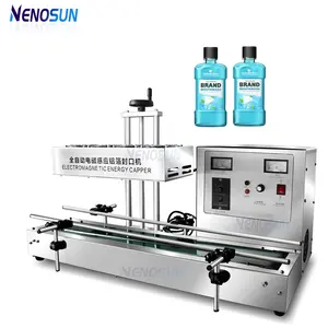 Fully Automatic Manufacturing Wholesale Small Magnetic Aluminum Foil Induction Sealing Machine For Bottle Oil Plastic Bottle