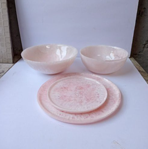 Cuencos de resina hechos a mano, diseño de remolinos artísticos con acabado pulido para almacenamiento de joyas, cocina, decoración del hogar, estilo Ángel - Product Image 6