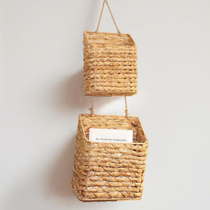 Organizador de Cocina, Cesta Colgante de Jacinto de Agua, Cestas para Almacenar Verduras, Contenedor de Frutas Tejido - Product Image 4