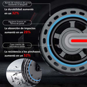 36V 7.8Ah Scooter elettrico pieghevole nero 35 km/h velocità Max 10 pollici pneumatico 500W motore 120kg capacità europa magazzino litio veloce