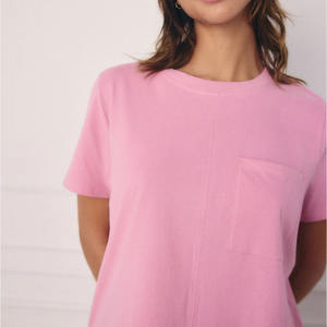 Ensembles pour femmes vente en gros ensembles courts décontractés de haute qualité pour femmes ensemble de sweat-shirt et short à col rond en coton personnalisé 2 pièces pour femmes - Product Image 5