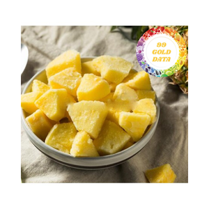 Premium 100% IQF Frozen <b>Light</b> Yellow <b>Pineapple</b> Chunks, Slices, and Dices from Vietnam at the Best Price - Product Image 1