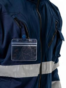 Vestes de veste de couleurs unies personnalisées OEM en gros avec des patchs personnalisés et robustes pour les vêtements de travail 2025 - Product Image 4