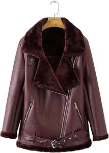 Veste d'hiver pour femmes de qualité supérieure veste en cuir d'hiver épaisse 2025 Slim Fit unisexe Slim Fit - Product Image 2