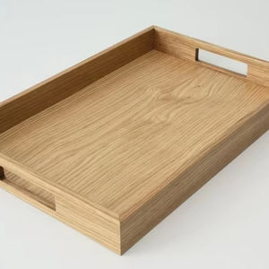 ถาดไม้หรูหราทำมือสุดพิเศษ รูปทรงตามสั่ง เป็นมิตรกับสิ่งแวดล้อม งานฝีมือเหนือกาลเวลา สำหรับเสิร์ฟเครื่องดื่ม อาหาร และงานพิเศษ - Product Image 1