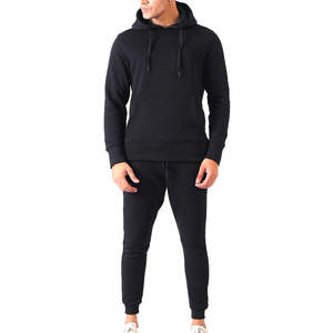 El mejor chándal de lana de algodón personalizado, conjunto de pantalones de chándal para hombre, ropa de calle Unisex para correr, conjunto de ropa con capucha, chándal para hombre - Product Image 2
