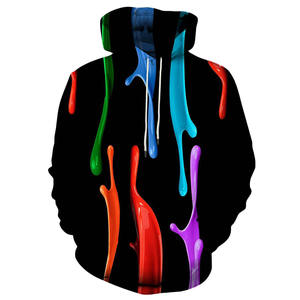 Divertida sudadera de carne cruda con estampado 3D para hombres y mujeres 100% sudaderas con capucha de algodón con gráfico de bolsillo frontal para invierno - Product Image 5