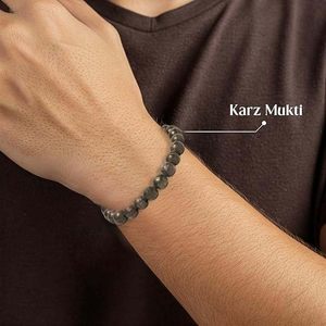 NOVAMART Fine Authentic Raw Pyrite Ball Shape Astrology Healing Crystal Bracelet <b>Bangle</b> Certificate Authenticity for Everyday We - Product Image 4