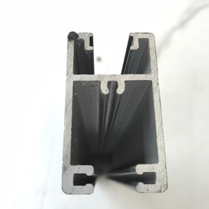 Profilé en aluminium gris avec pierre enduite de poudre, utilisé pour les portes fabriquées au groupe d'aluminium shalui Vietnam - Product Image 6