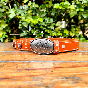 2025 Vintage coeur laiton Concho ceinture en cuir occidental nouveau Premium unisexe cuir de vache Style décontracté de magasin Nag - Product Image 3