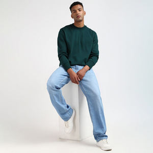 Sudadera de Cuello Redondo de Alta Calidad para Hombre, Unisex, con Logotipo Personalizado, 100% Algodón, Estilo Vintage - Product Image 6